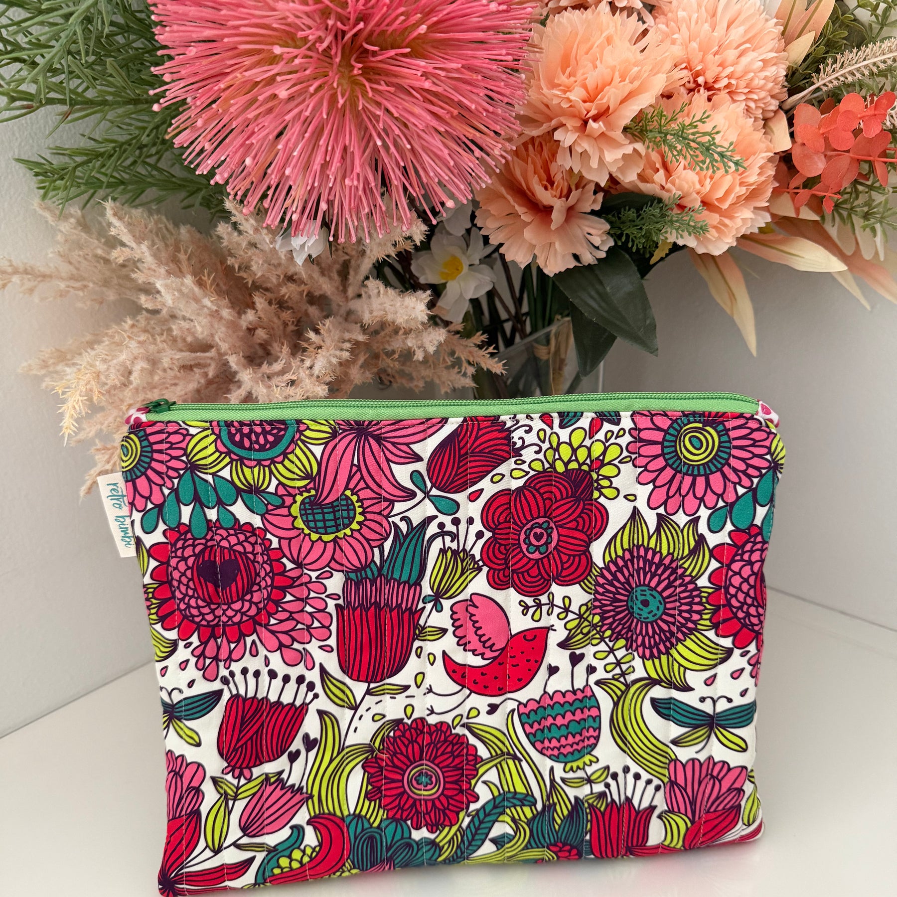 Quilted iPad Zipper Pouch - Various Designs