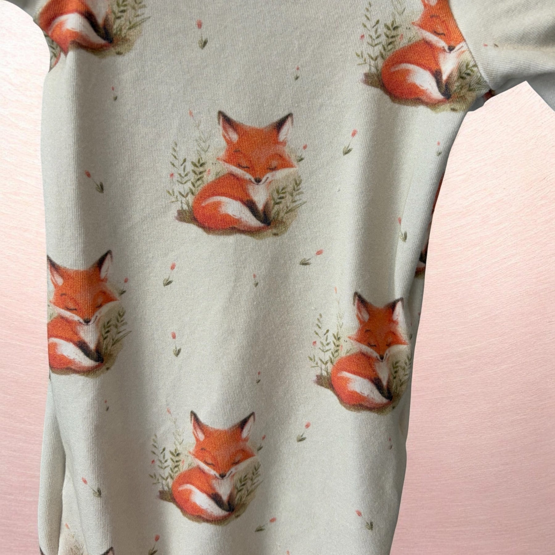Sleeping Fox Babies Gown Premmie size 0000
