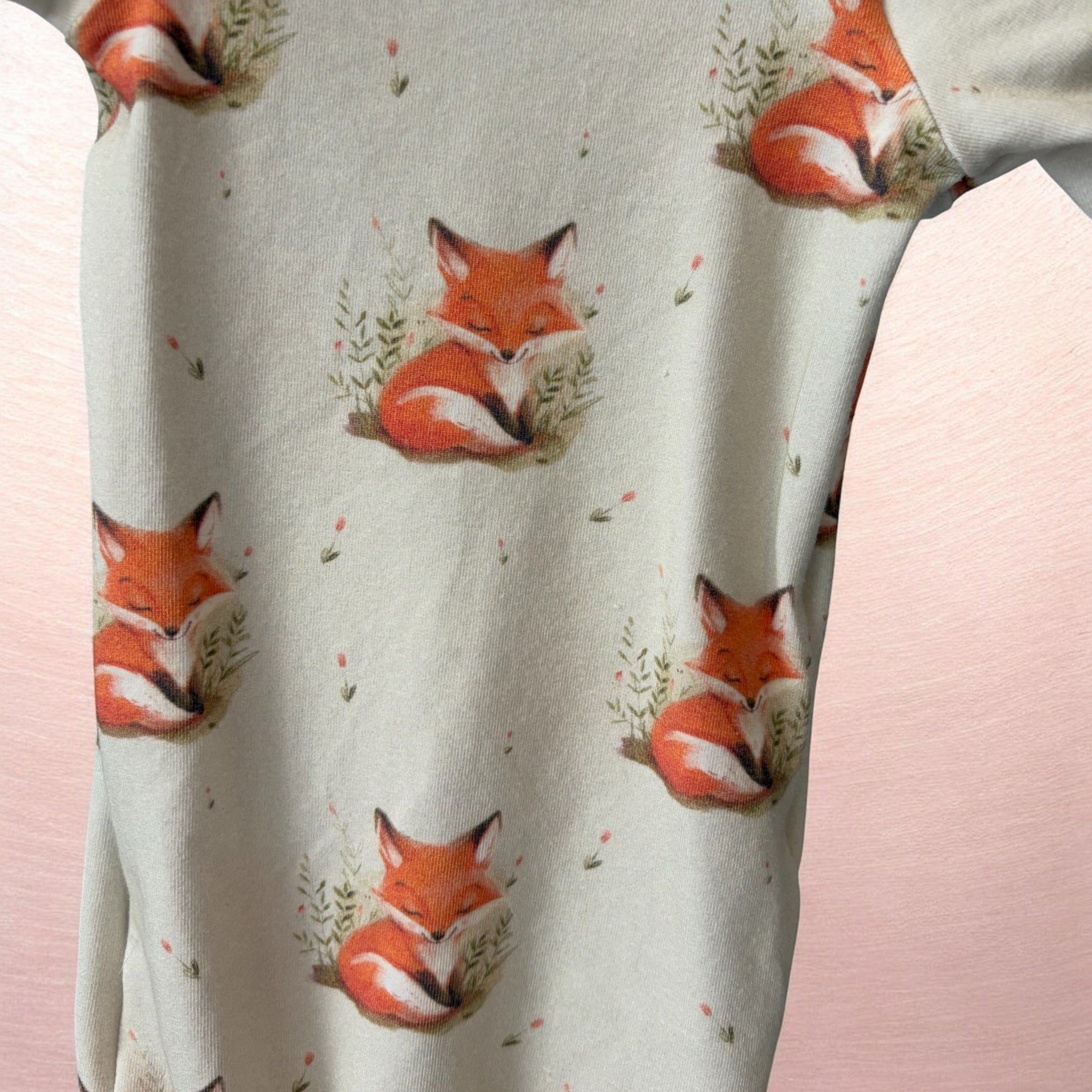 Sleeping Fox Babies Gown Premmie size 0000
