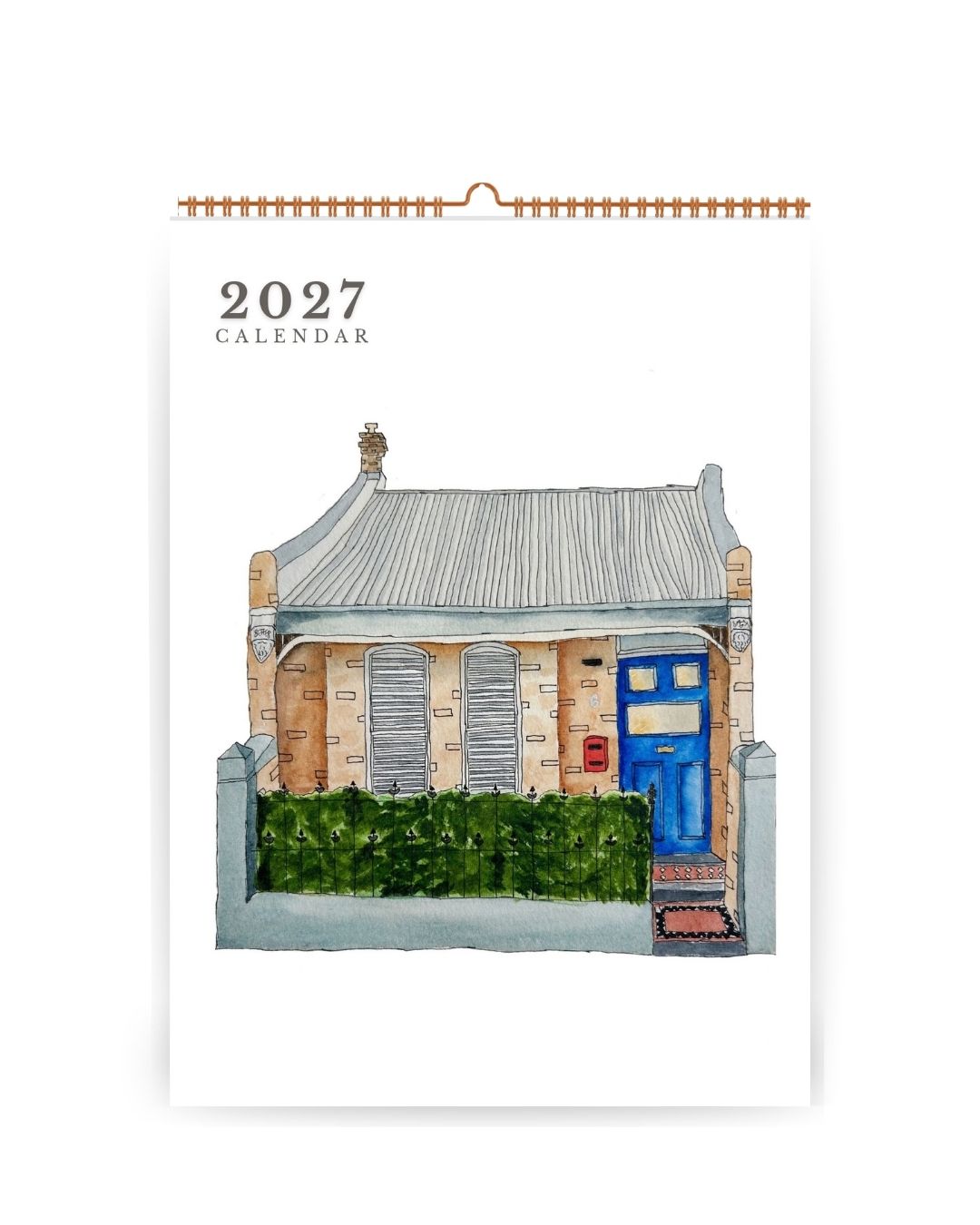 2027 Illustrated Wall Calendar and Family Planner