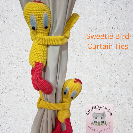 SWEETY BIRD CURTAIN TIES