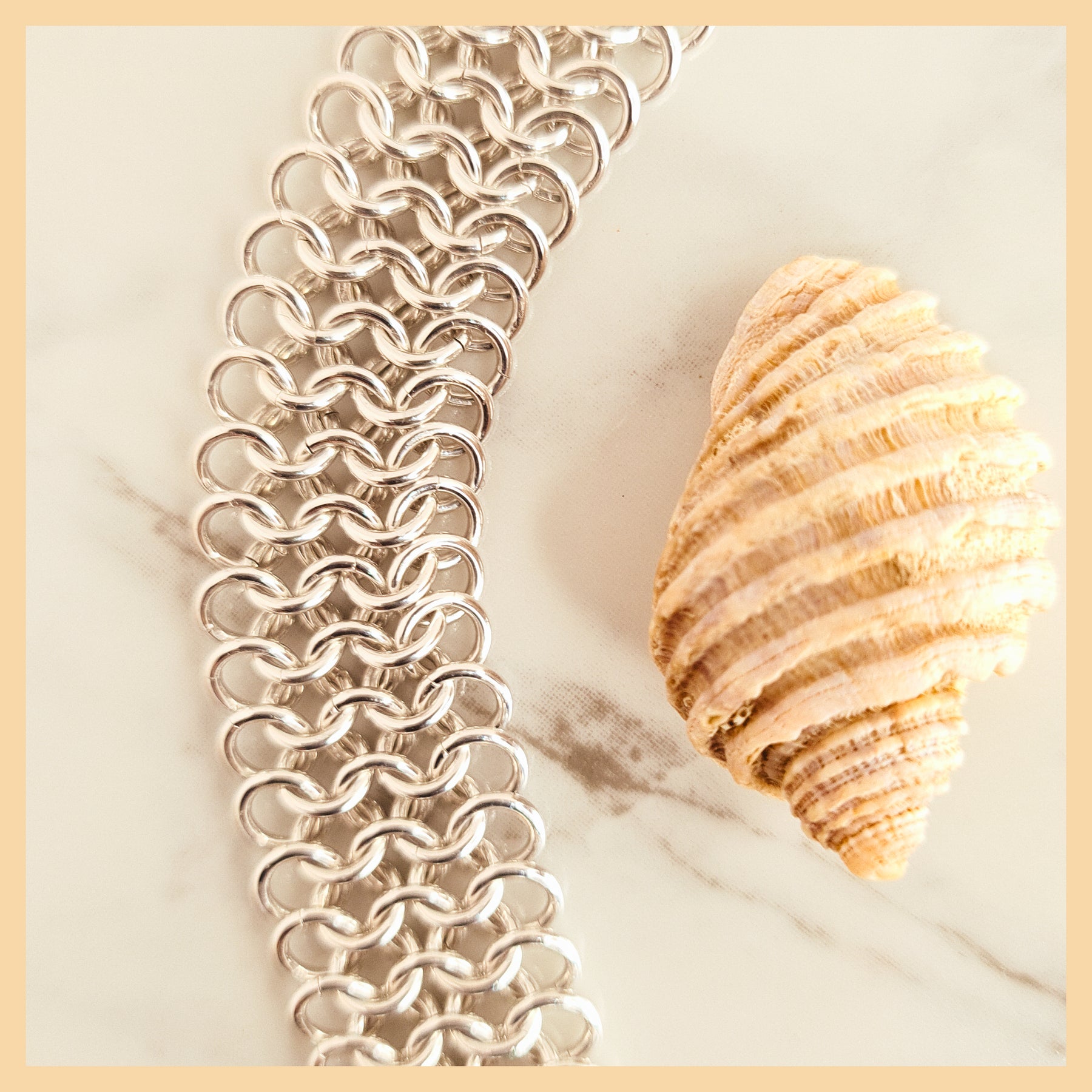 Chainmaille European 4 in 1 Weave Bracelet