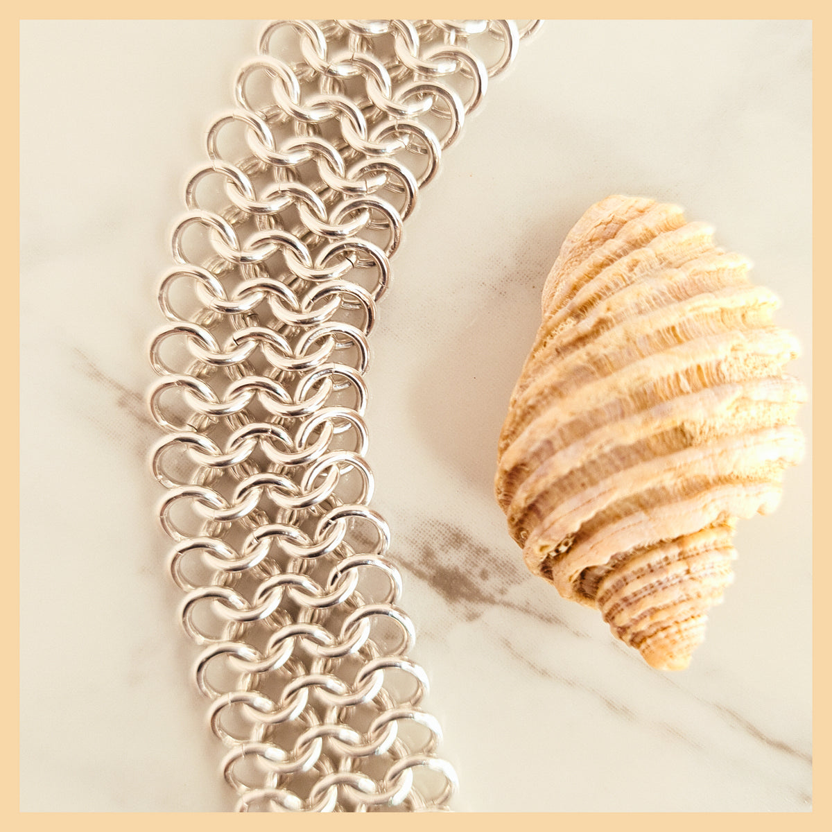 Chainmaille European 4 in 1 Weave Bracelet