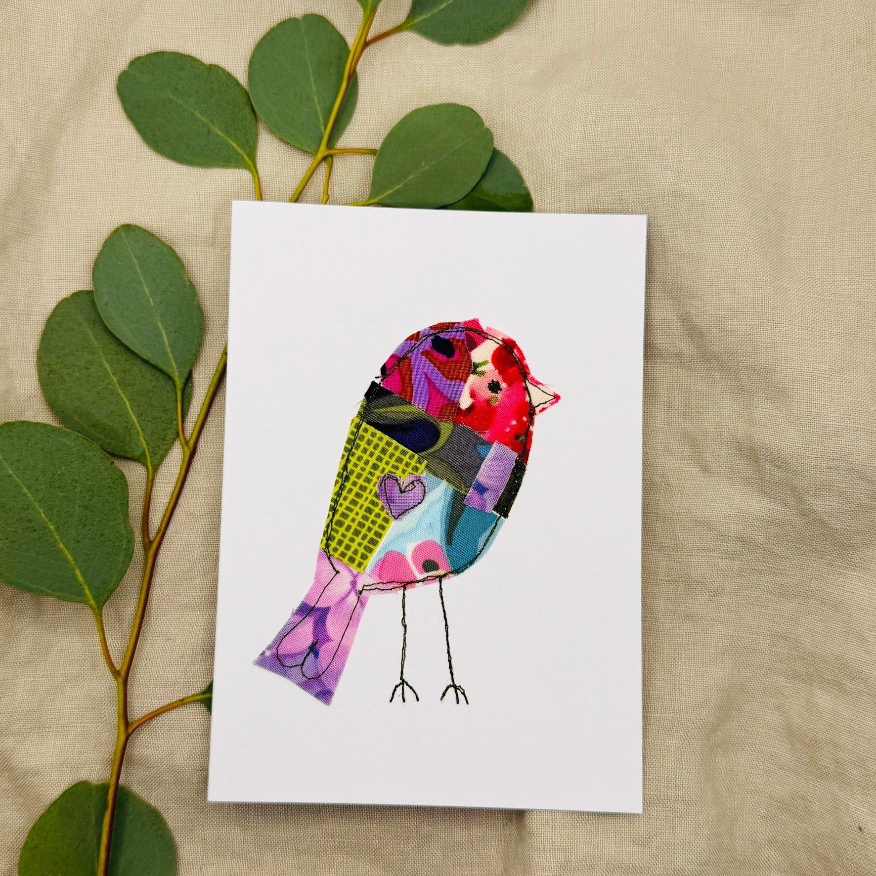 Upcycled handmade animal cards