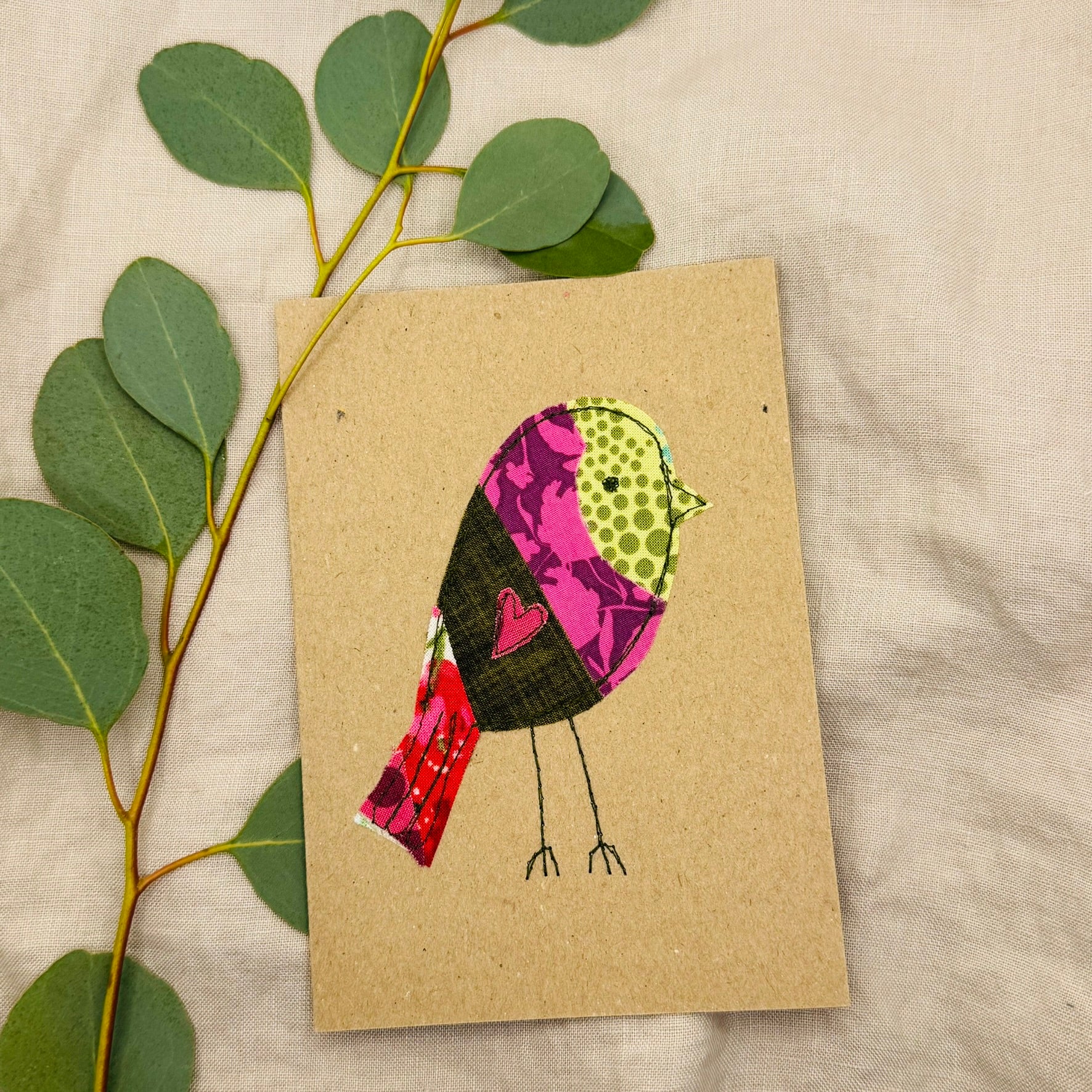 Upcycled handmade animal cards
