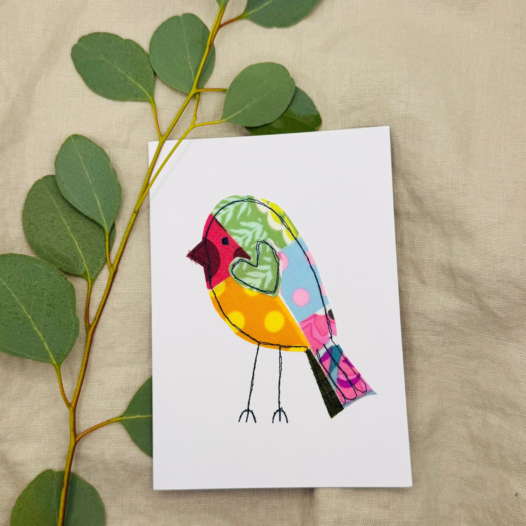Upcycled handmade animal cards