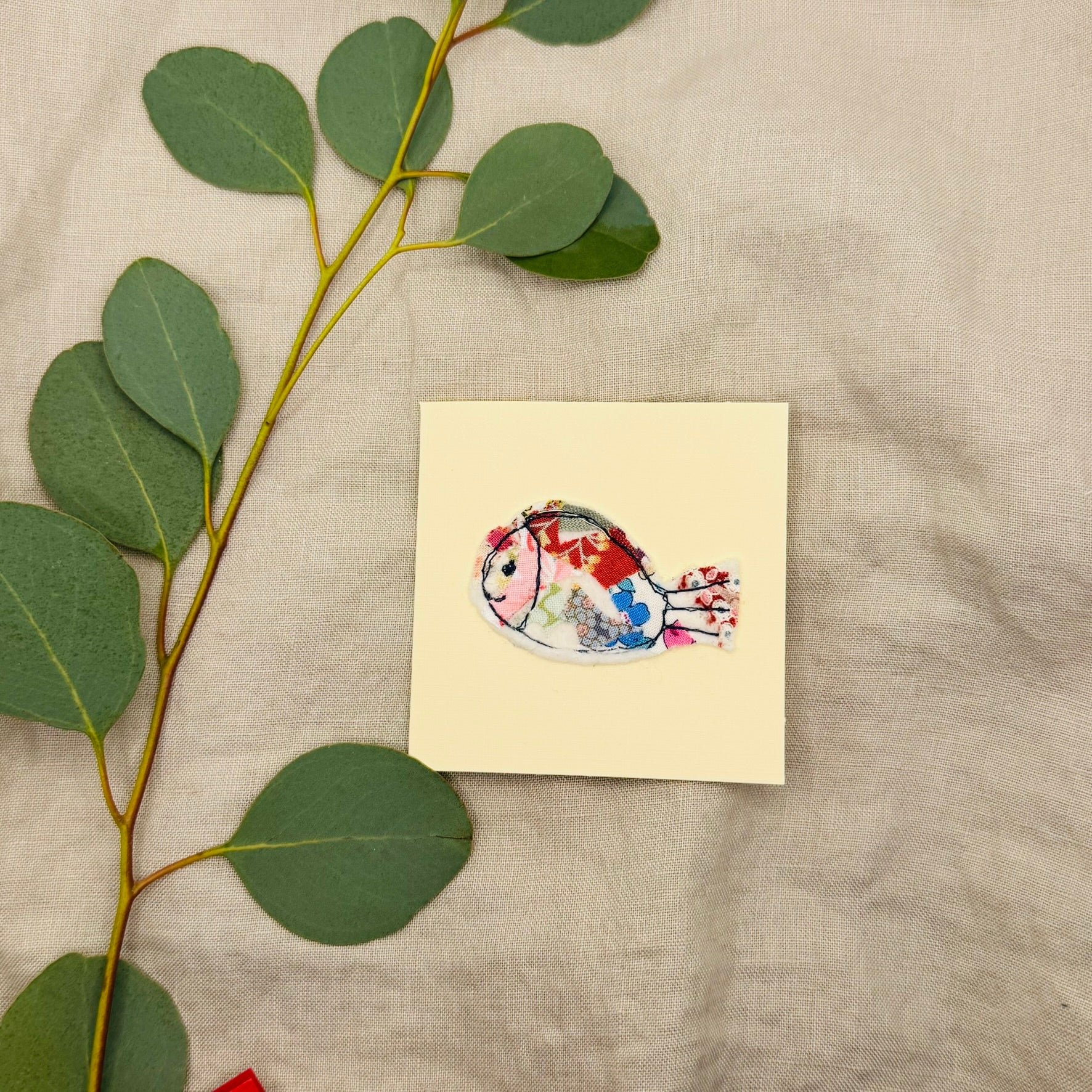 Upcycled handmade animal cards