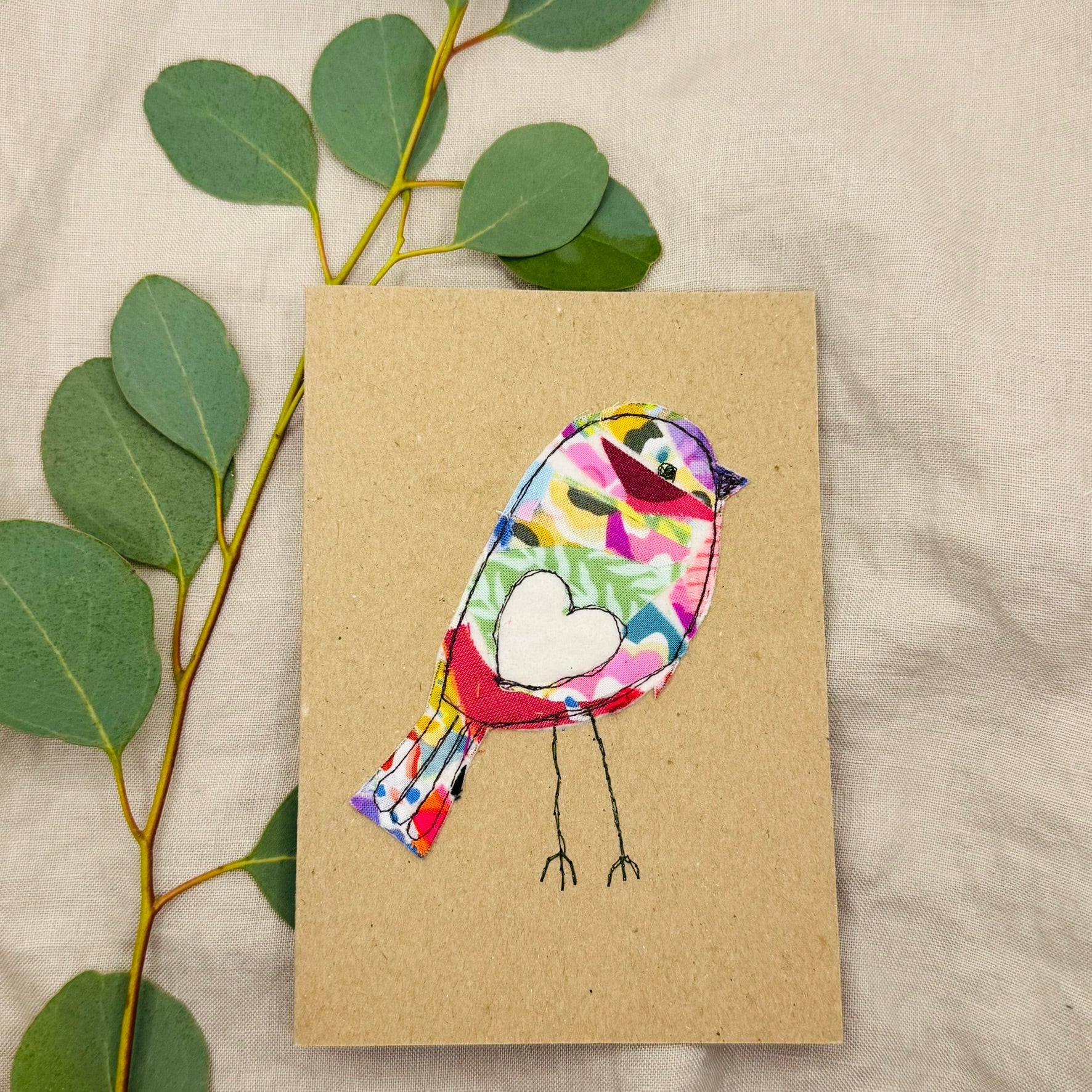 Upcycled handmade animal cards