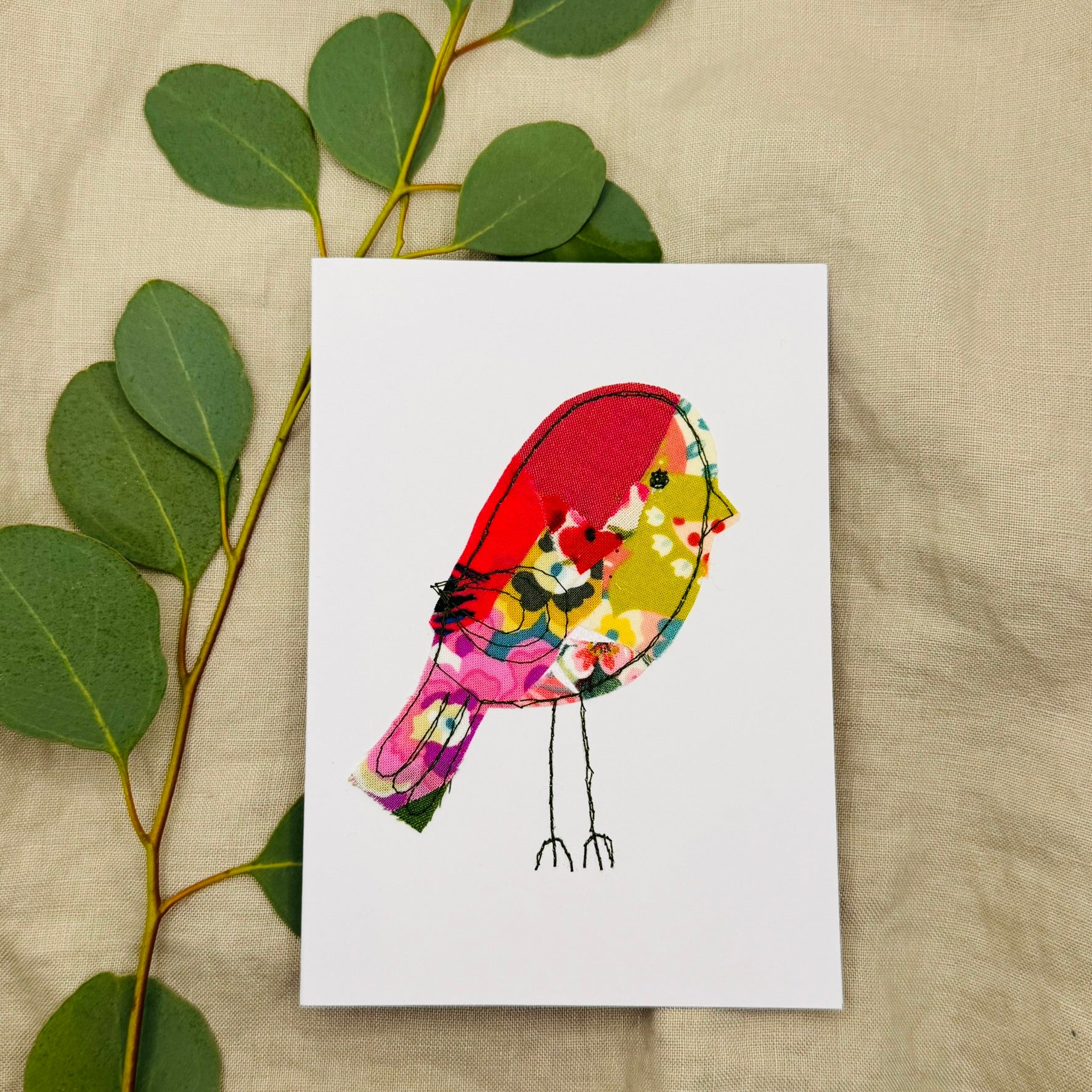 Upcycled handmade animal cards
