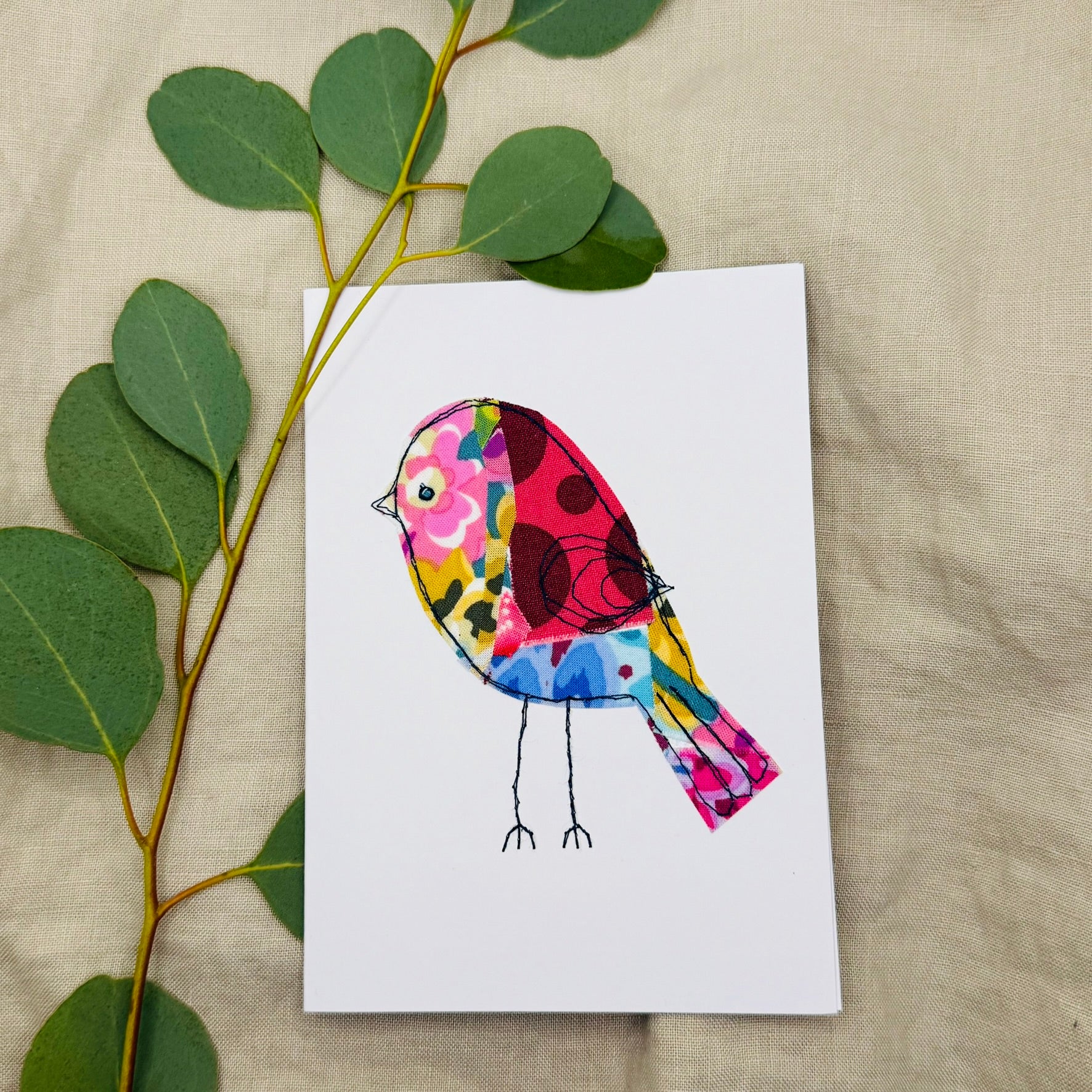 Upcycled handmade animal cards