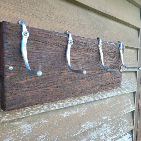 4 hook custom wall mounted recycled coat Hat hanger