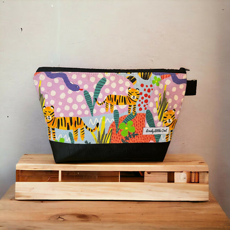 Large Zip Pouch - Tiger Territory