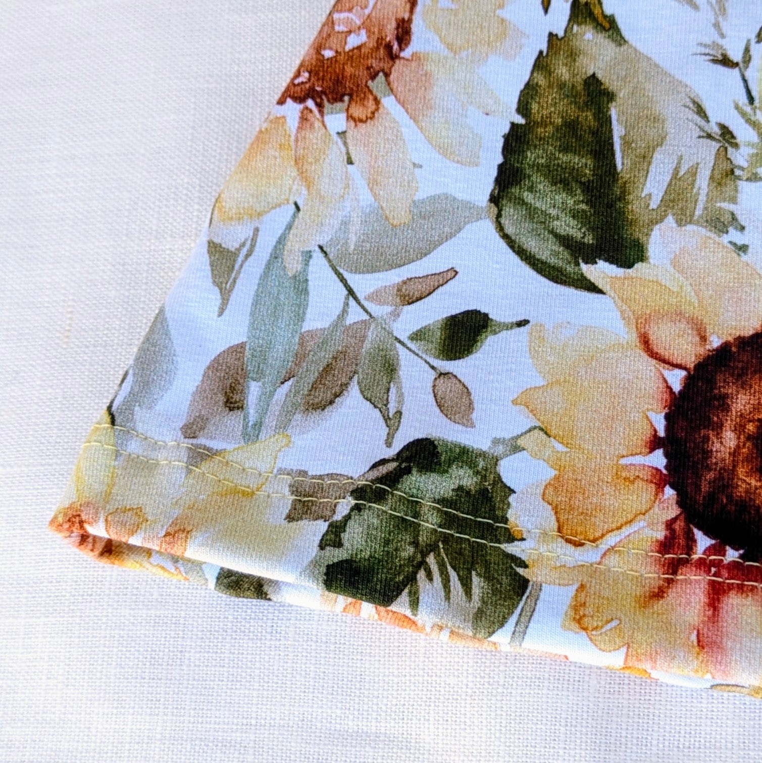 Baby Twirly Dress, Sunflower Collection, Handmade by Love Our Zoo