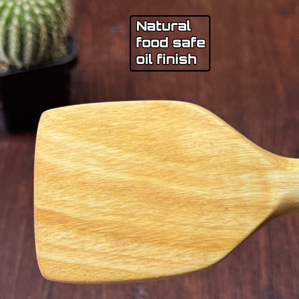 Hand turned VicAsh Cooking Spoon | 29 cm long