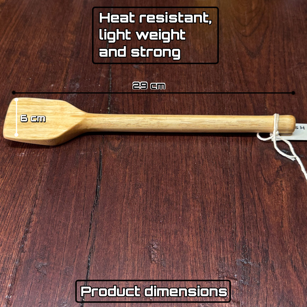 Hand turned VicAsh Cooking Spoon | 29 cm long
