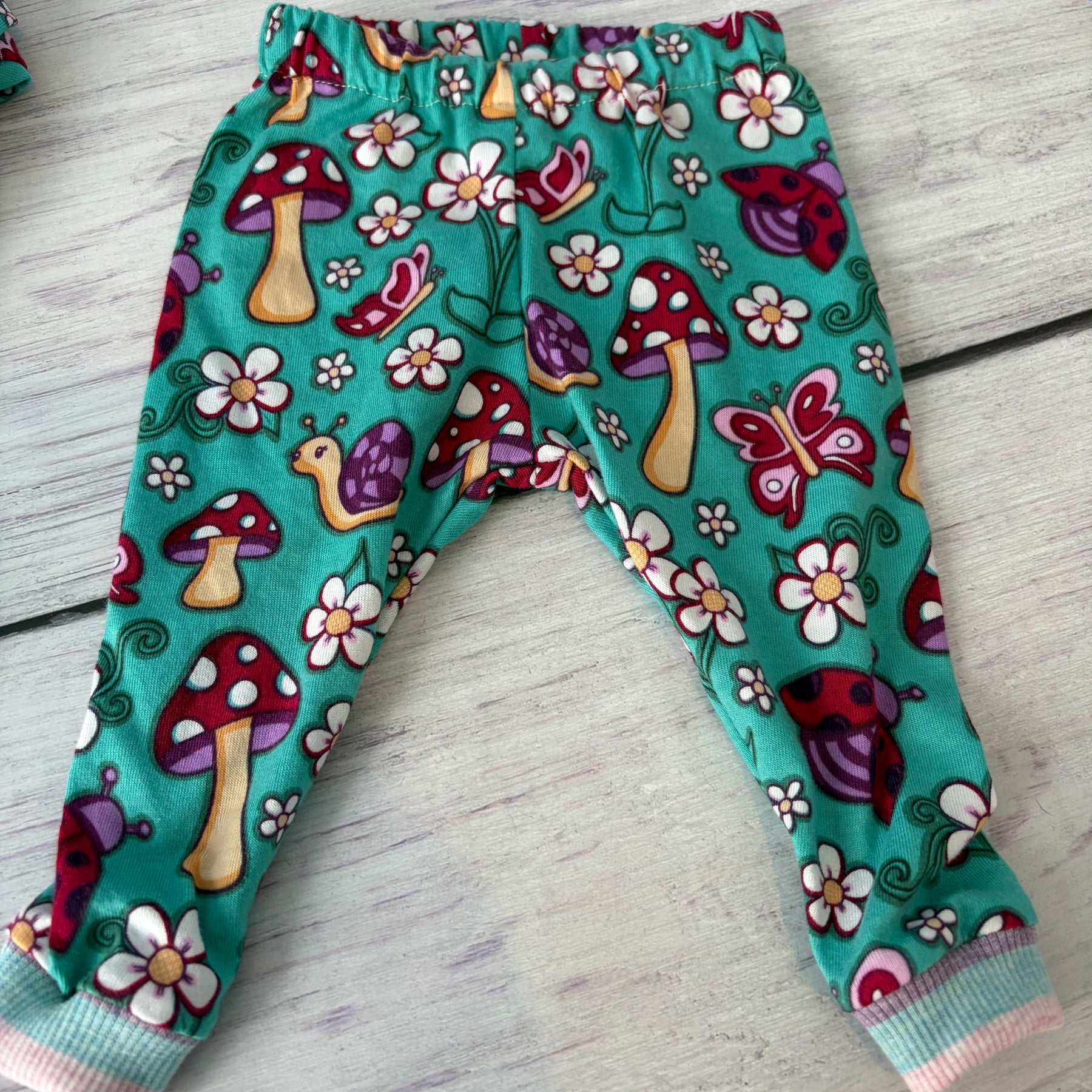 TOADSTOOL PARTY PJ’s 0-3 months
