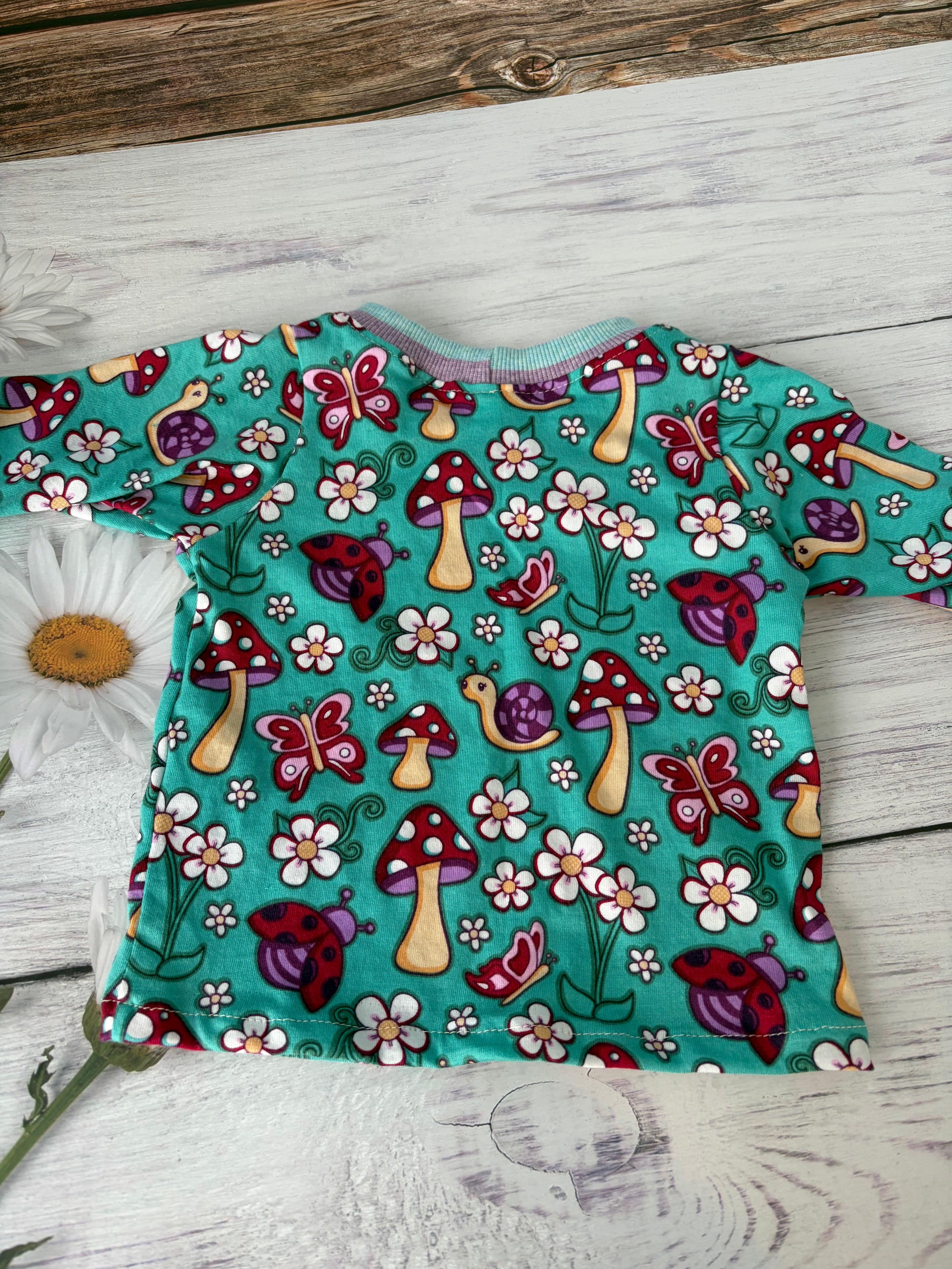 TOADSTOOL PARTY PJ’s 0-3 months