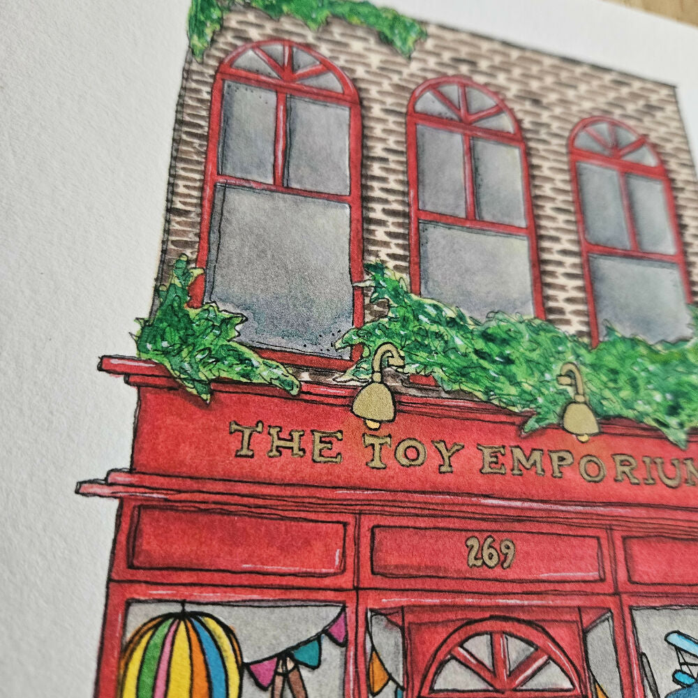 art print - the storefront series - the toy emporium