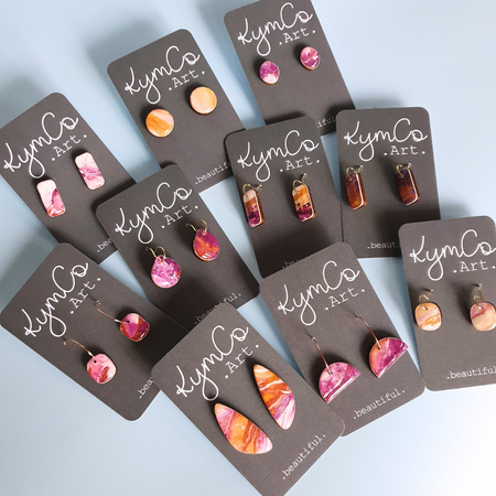 The Mulberry Skies Collection | Art Earrings | Studs & Small Dangles