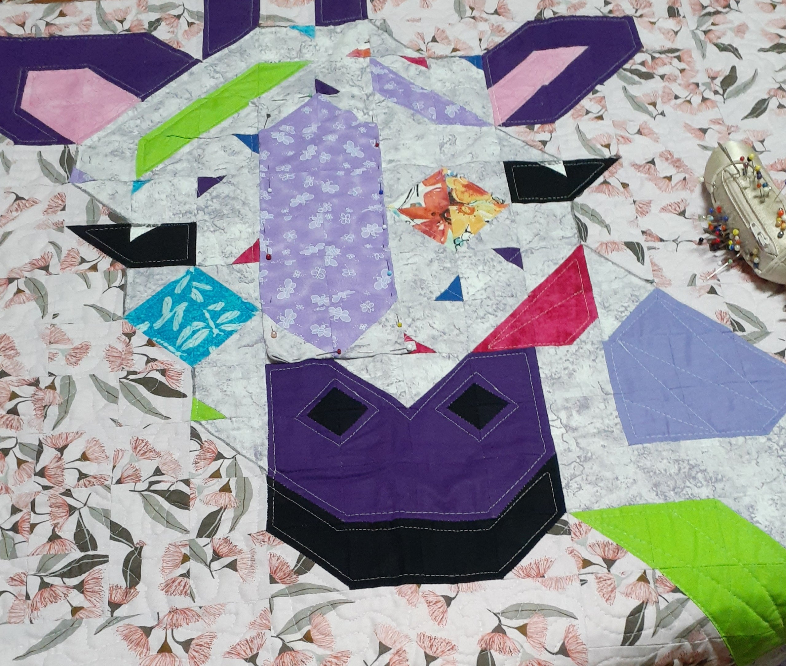 Jack the giraffe patchwork quilt
