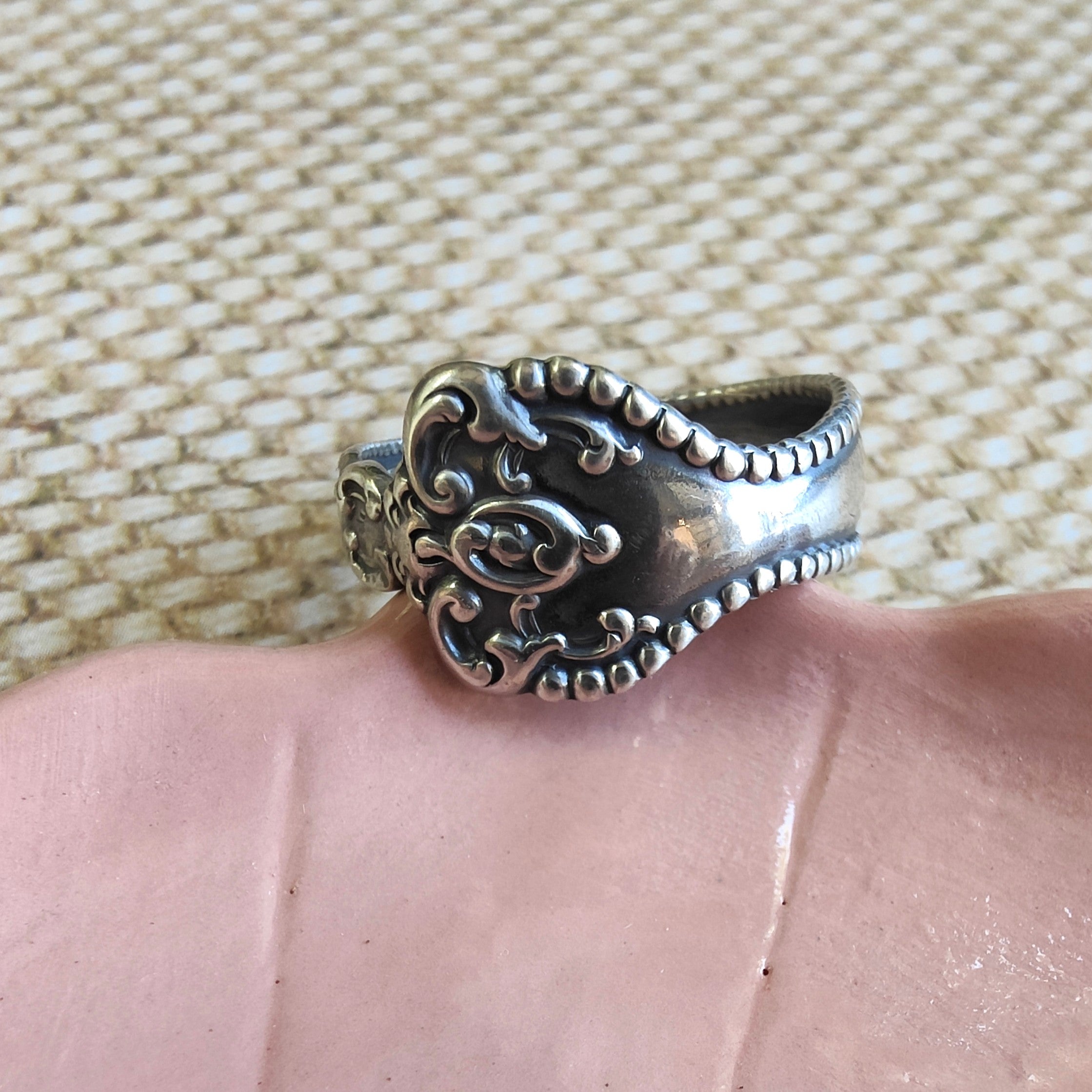 Vintage Sterling Silver Alvin Raleigh Spoon Ring