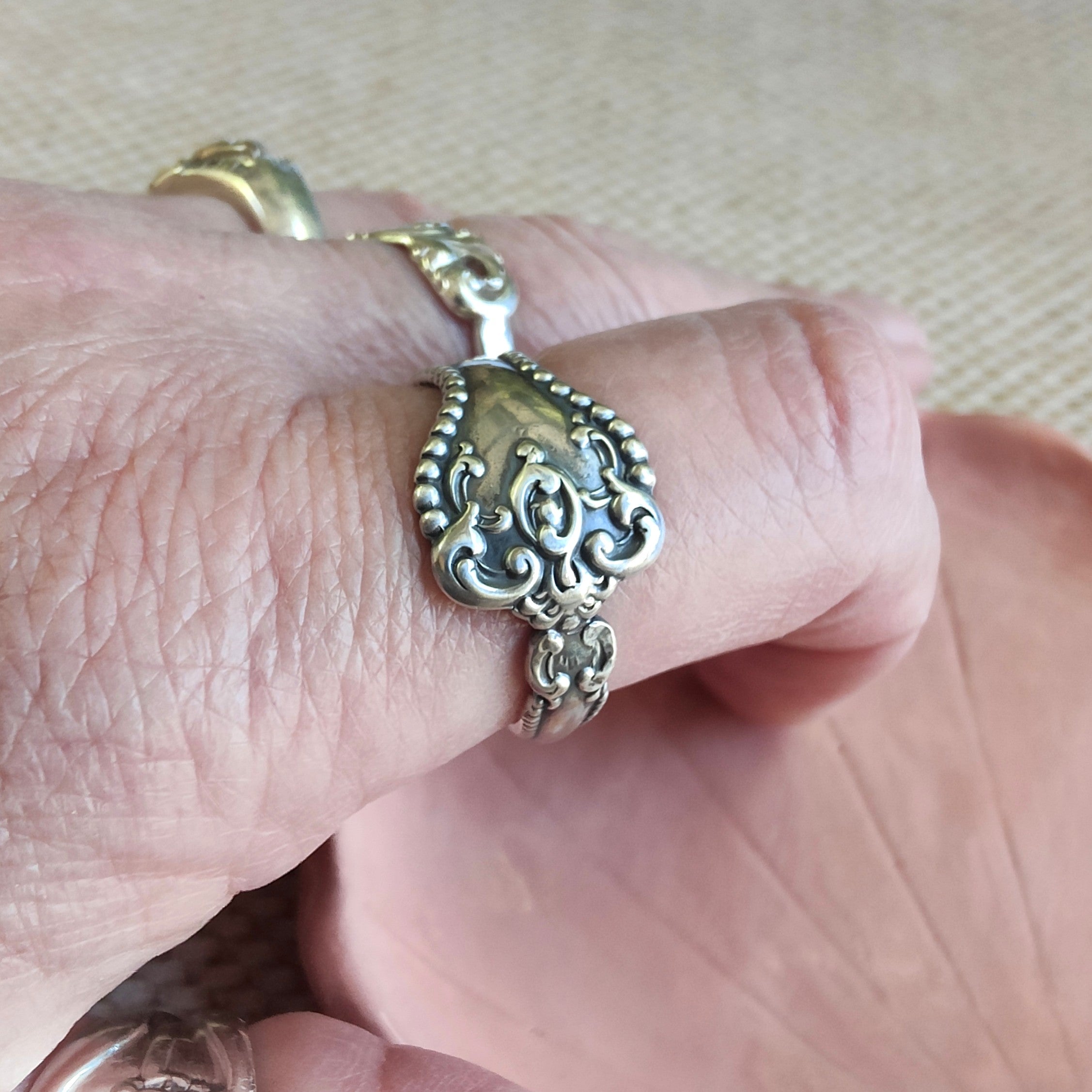Vintage Sterling Silver Alvin Raleigh Spoon Ring