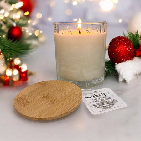 Pumpkin Spice Pure Soy Candle ~ Christmas Winter Wonderland 300g