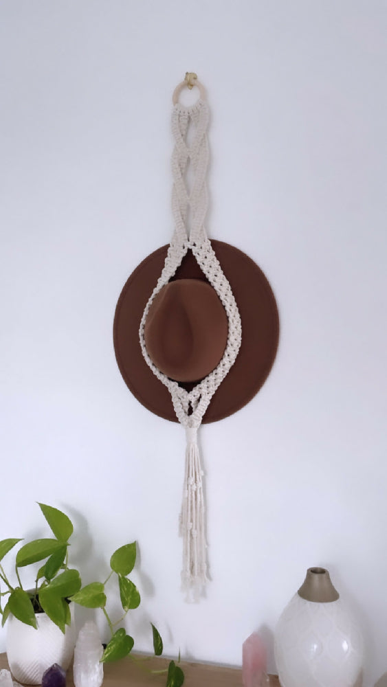 Macrame Single Hat Hanger