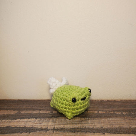 Crochet fairy frog