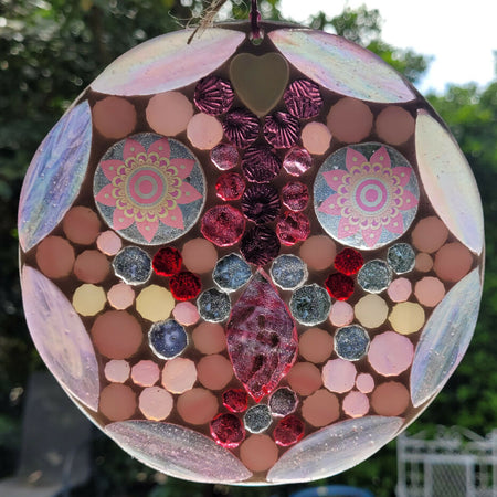 Pink, Pink and Pink Suncatcher