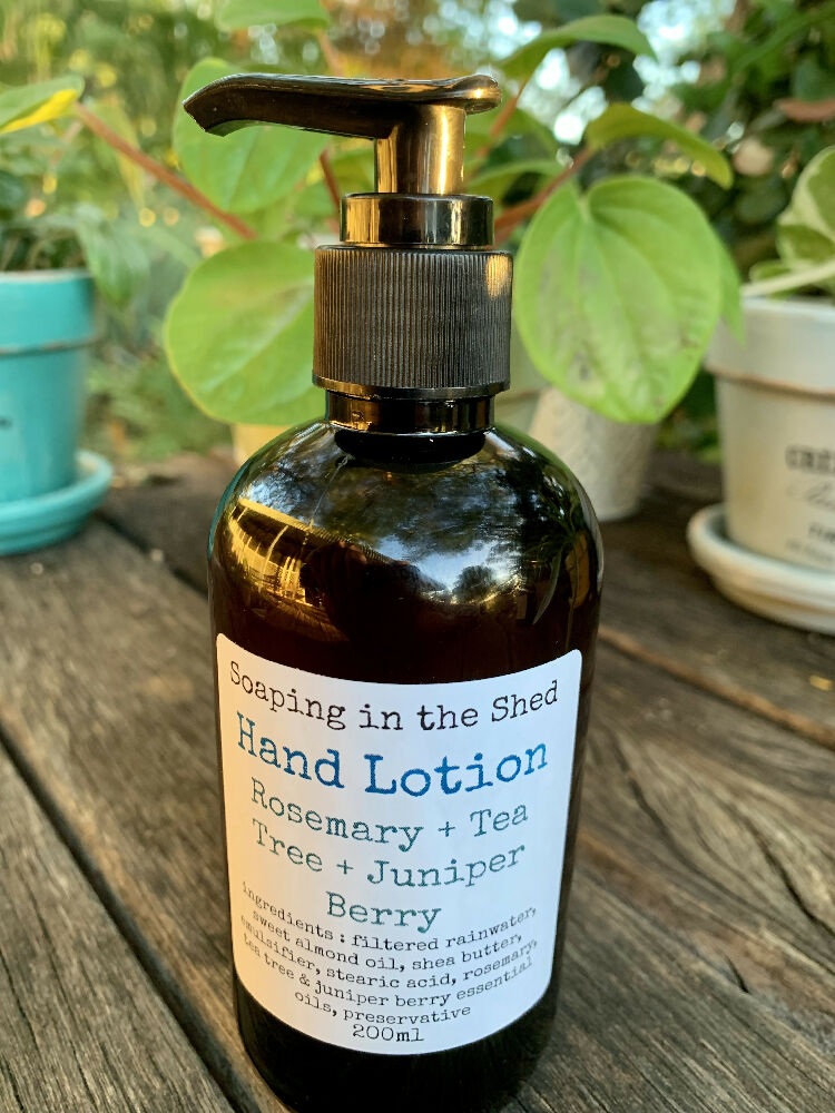 Body Lotion with essential oils.