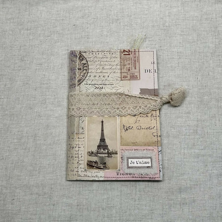 French Themed Handmade A5 Sized Journal