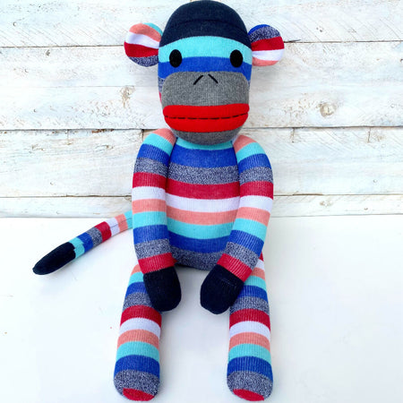 Watson the Sock Monkey - READY TO SHIP soft toy