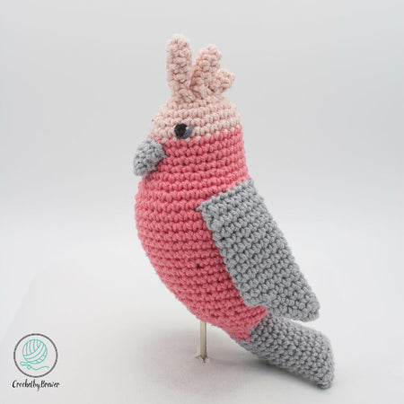 Ella the Galah | Handmade Crochet Toy