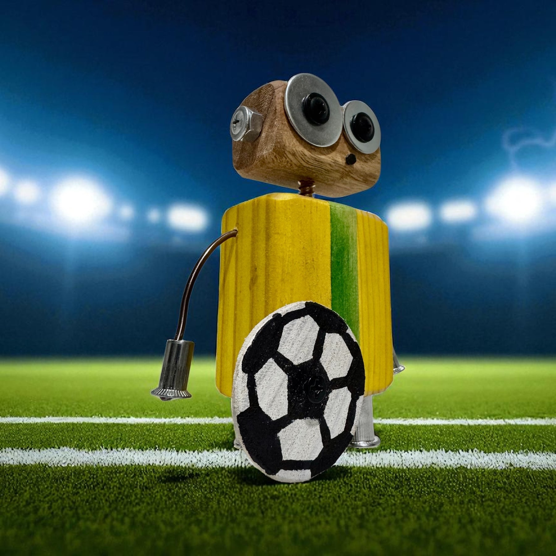 Austin - Wooden Football/Soccer Robot