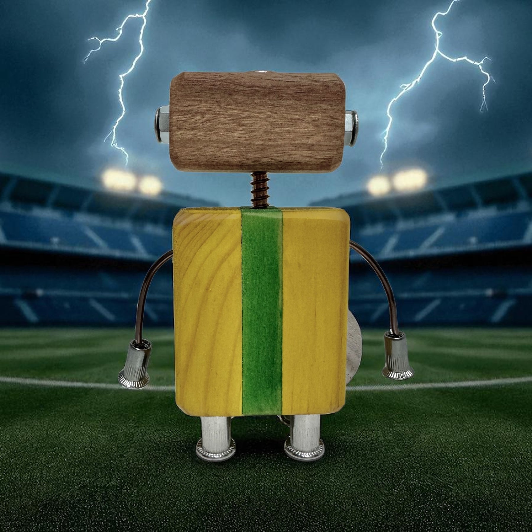 Austin - Wooden Football/Soccer Robot