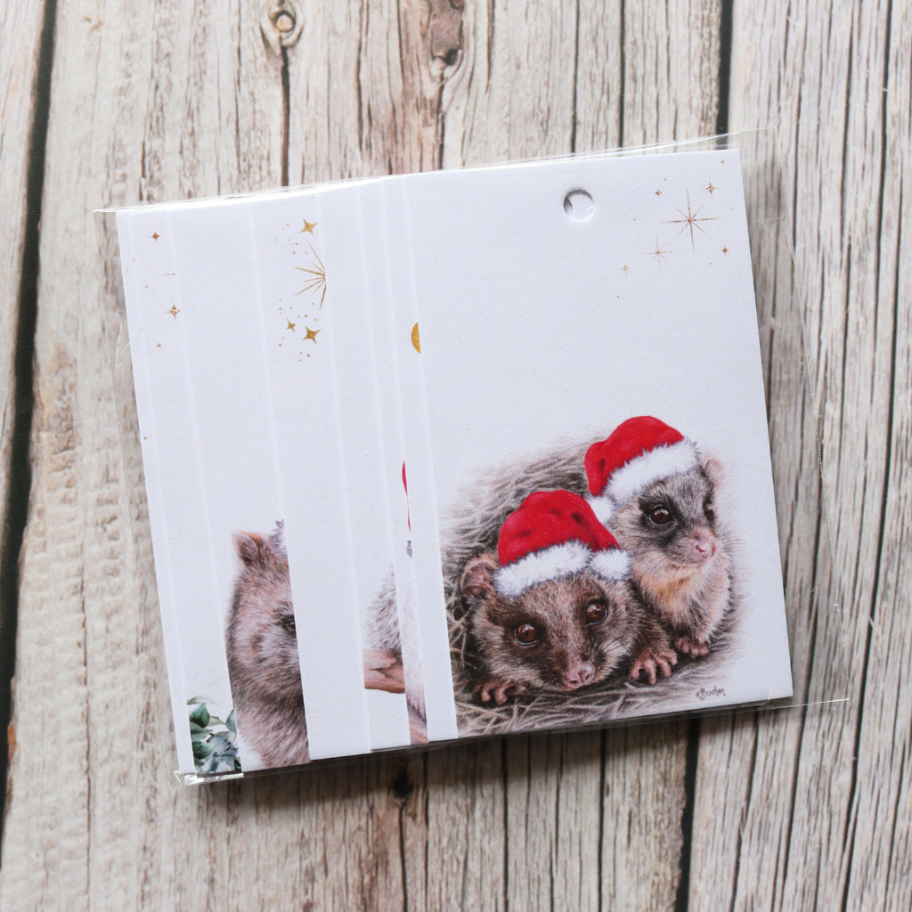 Christmas Gift Tags 8pk | Australian Wildlife | Eco-friendly