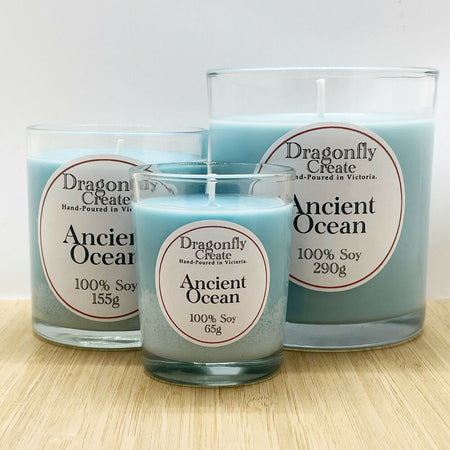 Ancient Ocean | 100% Soy Wax Candle | 15/28/58 Hours