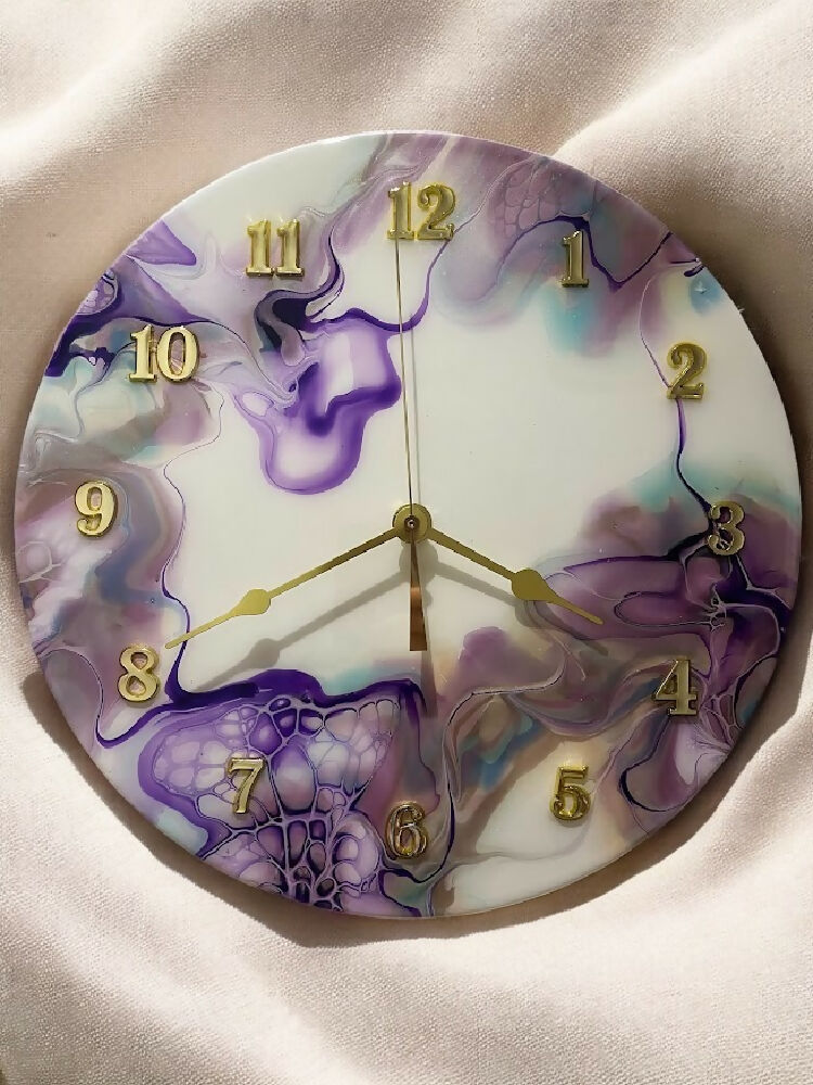 Clock - purple and gold-Photoroom