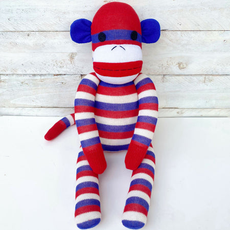 Webster the Sock Monkey - READY TO SHIP soft toy