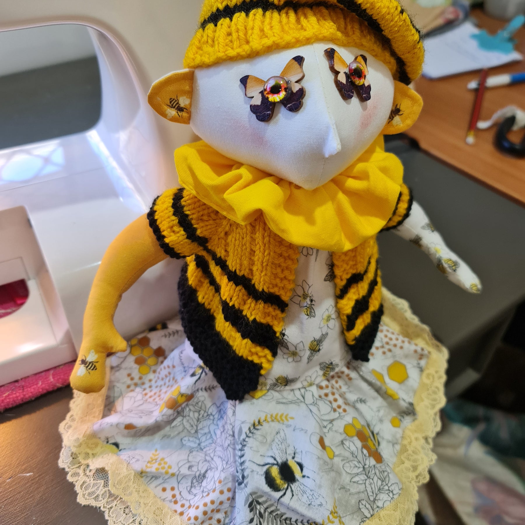 Handmade Art Doll - Beatrice (Bee)