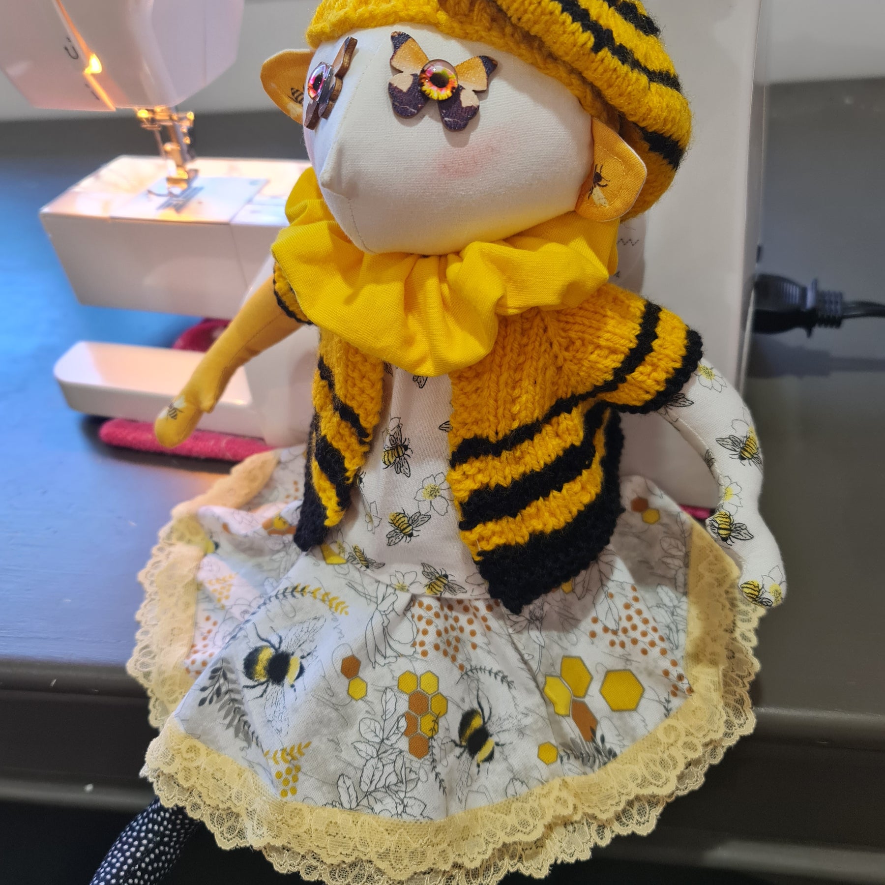 Handmade Art Doll - Beatrice (Bee)