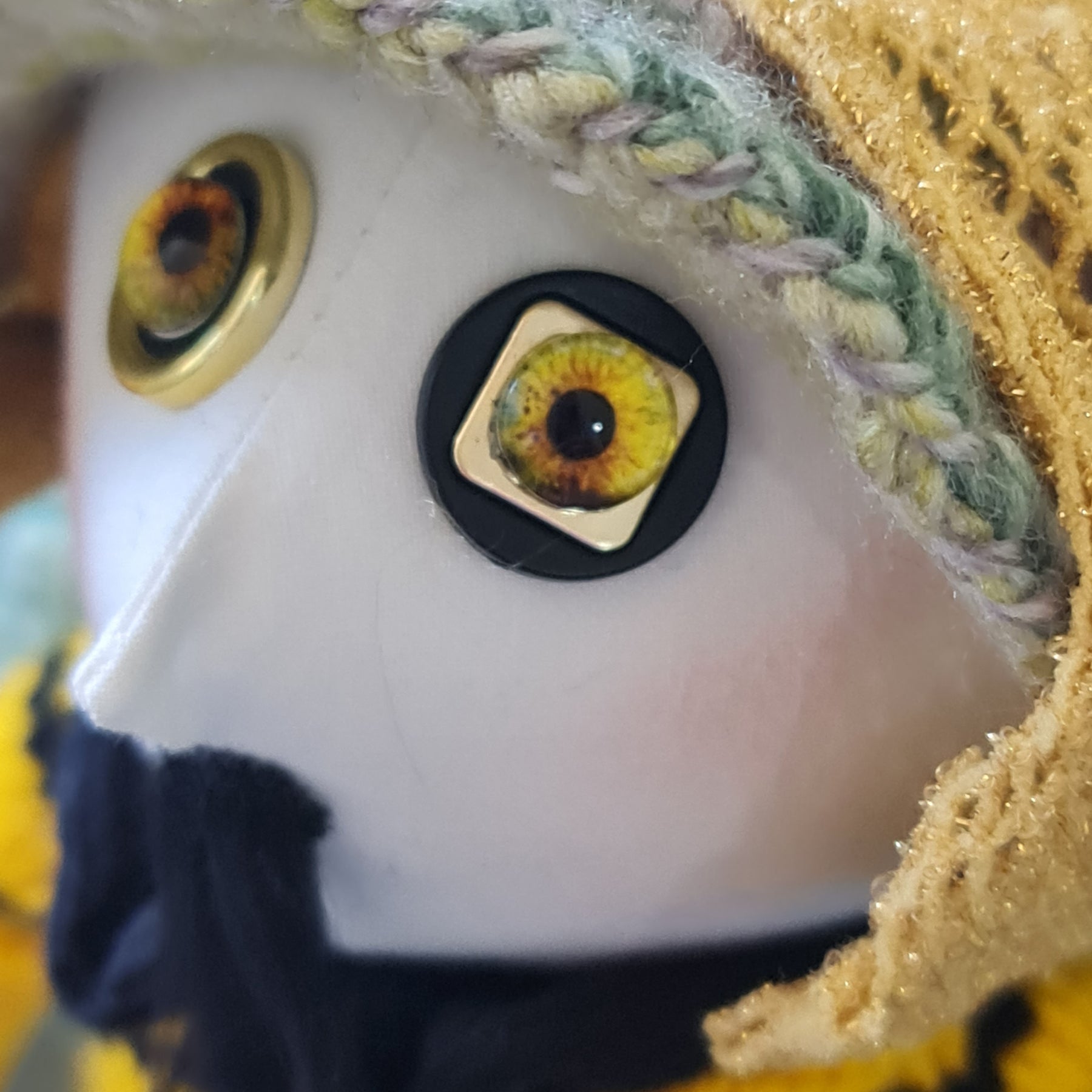 Handmade Art Doll - Buzz the Beekeeper