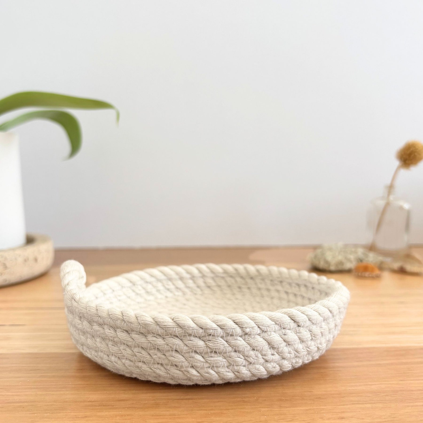 Shallow Rope Basket - Mini