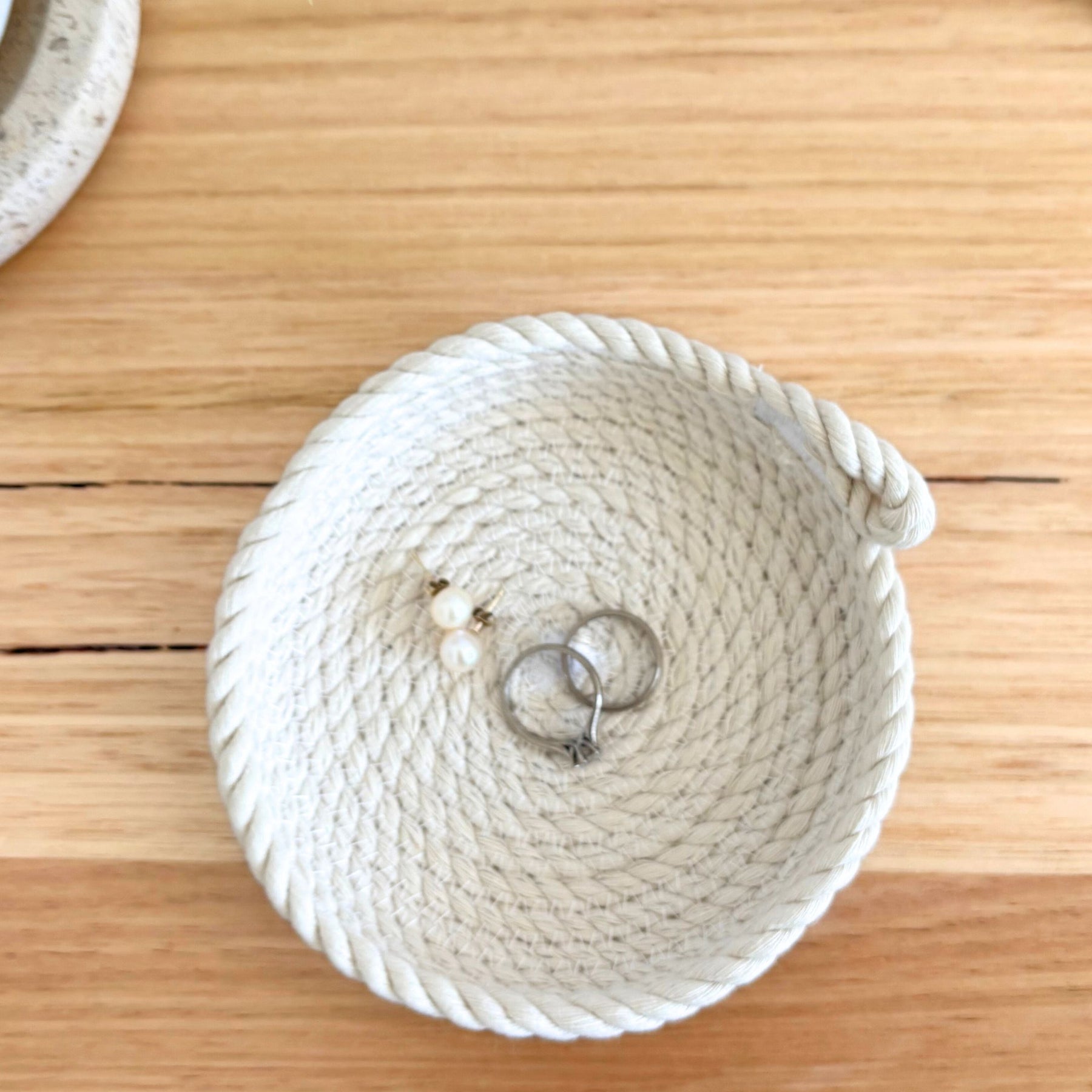 Shallow Rope Basket - Mini