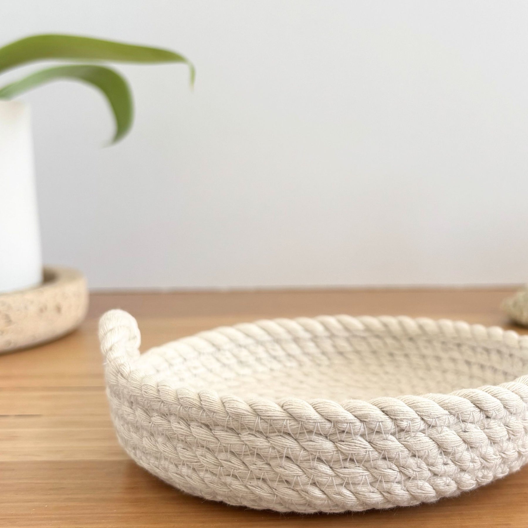 Shallow Rope Basket - Mini