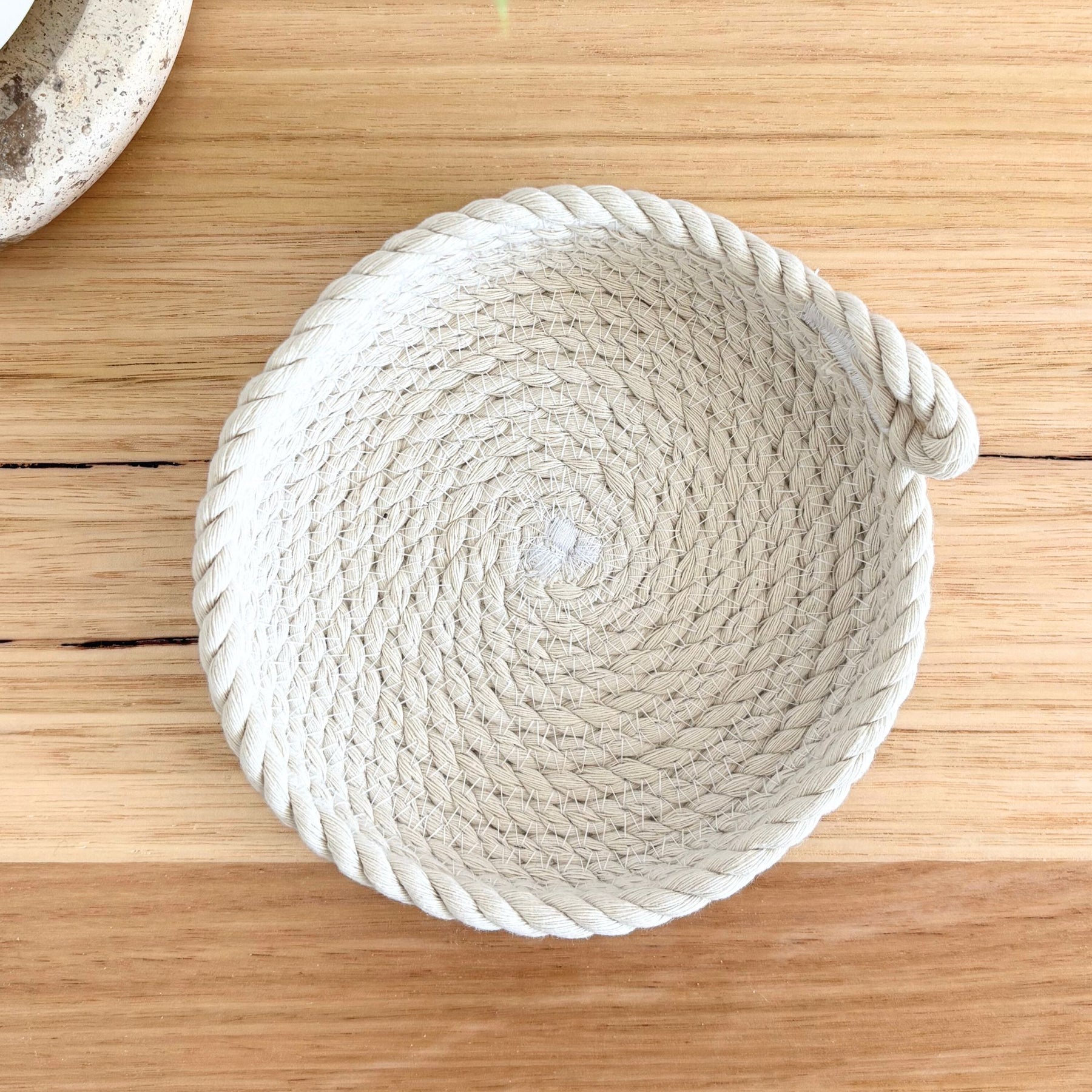 Shallow Rope Basket - Mini