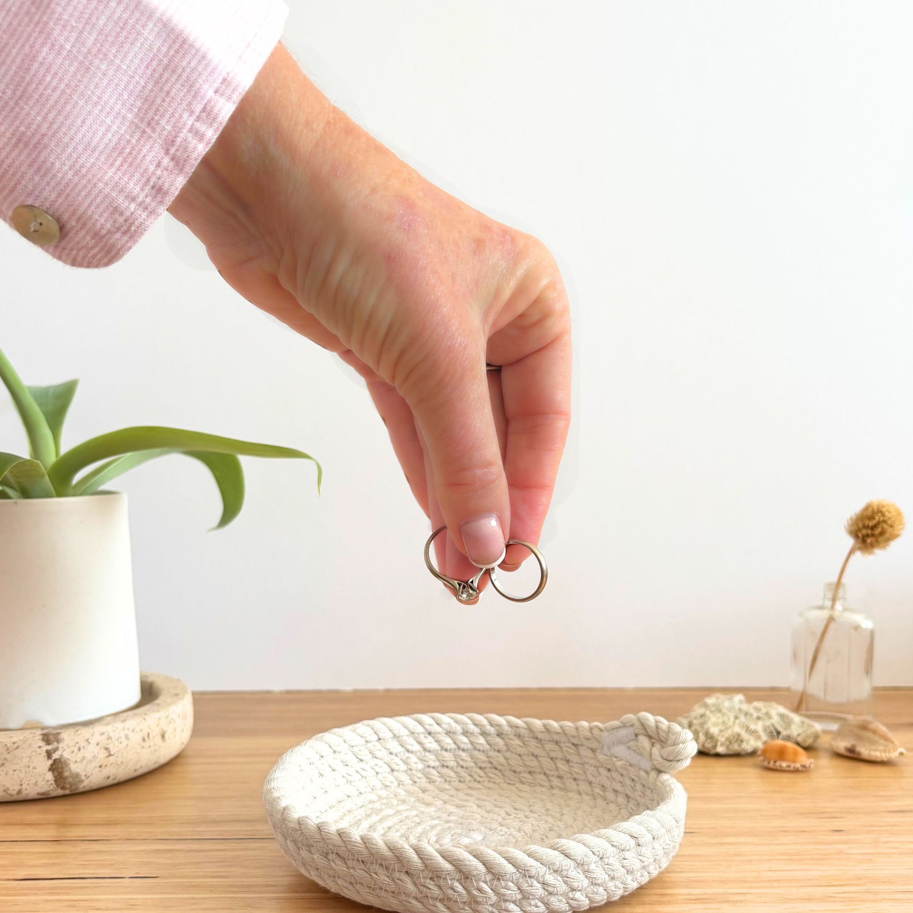 Shallow Rope Basket - Mini