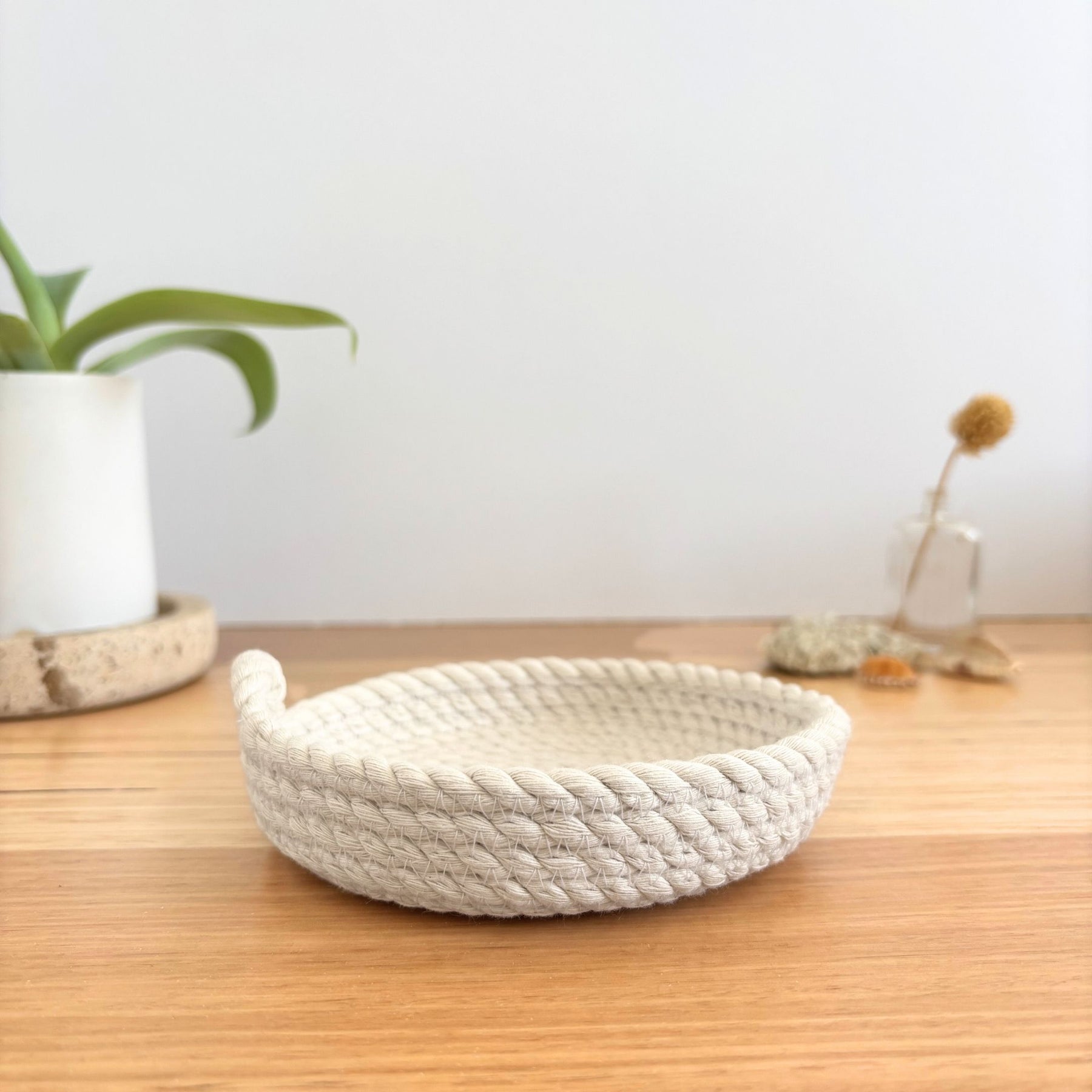 Shallow Rope Basket - Mini