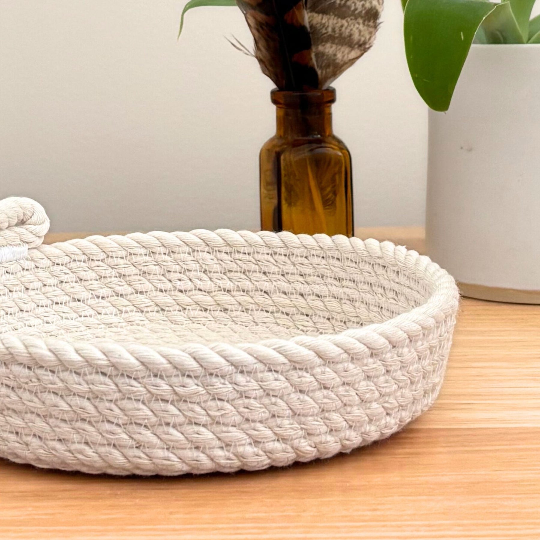 Shallow Rope Basket - Small